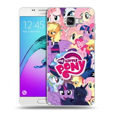 Силиконовый чехол на Samsung Galaxy A5 (2016) с принтом My little pony Дружба чудо Силиконовый чехол на Samsung Galaxy A5 (2016) с принтом My little pony Дружба чудо