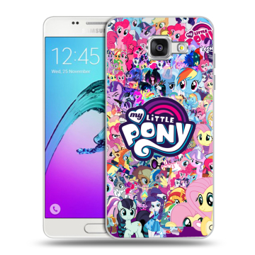 Силиконовый чехол на Samsung Galaxy A5 (2016) с принтом My little pony Дружба чудо
