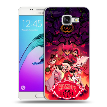Силиконовый чехол на Samsung Galaxy A5 (2016) с принтом Hazbin Hotel Отель Хазбин