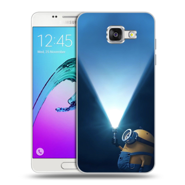 Силиконовый чехол на Samsung Galaxy A5 (2016) с принтом Миньоны