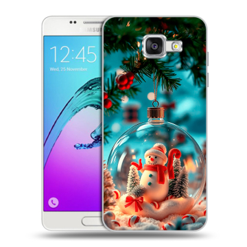 Силиконовый чехол на Samsung Galaxy A5 (2016) с принтом Новый год Силиконовый чехол на Samsung Galaxy A5 (2016) с принтом Новый год