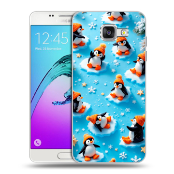 Силиконовый чехол на Samsung Galaxy A5 (2016) с принтом Новый год Силиконовый чехол на Samsung Galaxy A5 (2016) с принтом Новый год