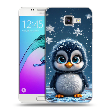 Силиконовый чехол на Samsung Galaxy A5 (2016) с принтом Новый год Силиконовый чехол на Samsung Galaxy A5 (2016) с принтом Новый год