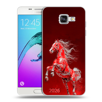 Силиконовый чехол на Samsung Galaxy A5 (2016) с принтом Новый год Силиконовый чехол на Samsung Galaxy A5 (2016) с принтом Новый год