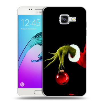 Силиконовый чехол на Samsung Galaxy A5 (2016) с принтом Новый год Гринч Силиконовый чехол на Samsung Galaxy A5 (2016) с принтом Новый год Гринч