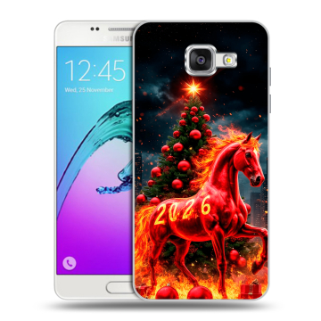 Силиконовый чехол на Samsung Galaxy A5 (2016) с принтом Новый год Силиконовый чехол на Samsung Galaxy A5 (2016) с принтом Новый год