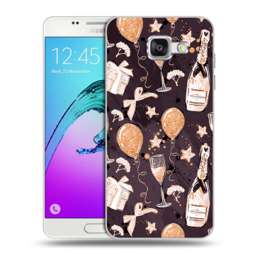 Силиконовый чехол на Samsung Galaxy A5 (2016) с принтом Новый год Силиконовый чехол на Samsung Galaxy A5 (2016) с принтом Новый год