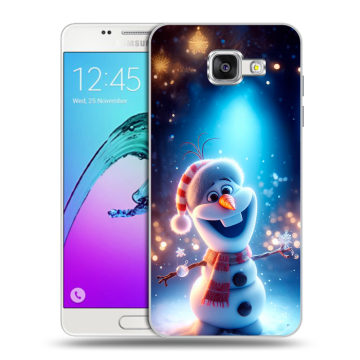 Силиконовый чехол на Samsung Galaxy A5 (2016) с принтом Новый год Силиконовый чехол на Samsung Galaxy A5 (2016) с принтом Новый год