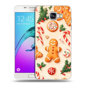 Силиконовый чехол на Samsung Galaxy A5 (2016) с принтом Новый год Силиконовый чехол на Samsung Galaxy A5 (2016) с принтом Новый год
