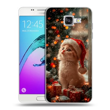 Силиконовый чехол на Samsung Galaxy A5 (2016) с принтом Новый год Силиконовый чехол на Samsung Galaxy A5 (2016) с принтом Новый год