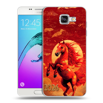 Силиконовый чехол на Samsung Galaxy A5 (2016) с принтом Новый год Силиконовый чехол на Samsung Galaxy A5 (2016) с принтом Новый год