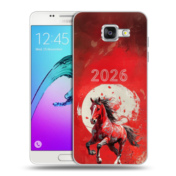 Силиконовый чехол на Samsung Galaxy A5 (2016) с принтом Новый год Силиконовый чехол на Samsung Galaxy A5 (2016) с принтом Новый год