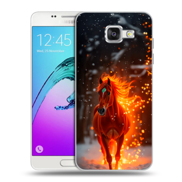 Силиконовый чехол на Samsung Galaxy A5 (2016) с принтом Новый год Силиконовый чехол на Samsung Galaxy A5 (2016) с принтом Новый год