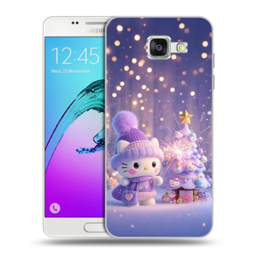 Силиконовый чехол на Samsung Galaxy A5 (2016) с принтом Новый год Силиконовый чехол на Samsung Galaxy A5 (2016) с принтом Новый год