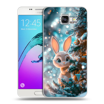 Силиконовый чехол на Samsung Galaxy A5 (2016) с принтом Новый год Силиконовый чехол на Samsung Galaxy A5 (2016) с принтом Новый год