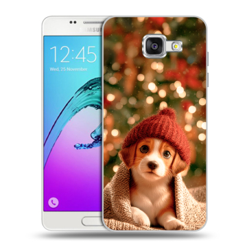 Силиконовый чехол на Samsung Galaxy A5 (2016) с принтом Новый год Силиконовый чехол на Samsung Galaxy A5 (2016) с принтом Новый год