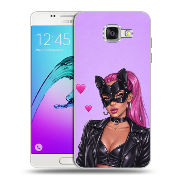Силиконовый чехол на Samsung Galaxy A5 (2016) с принтом женский Силиконовый чехол на Samsung Galaxy A5 (2016) с принтом женский