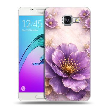 Силиконовый чехол на Samsung Galaxy A5 (2016) с принтом женский