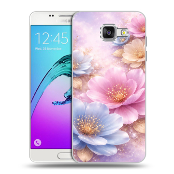 Силиконовый чехол на Samsung Galaxy A5 (2016) с принтом женский