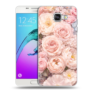 Силиконовый чехол на Samsung Galaxy A5 (2016) с принтом женский