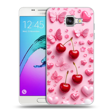 Силиконовый чехол на Samsung Galaxy A5 (2016) с принтом для девочек
