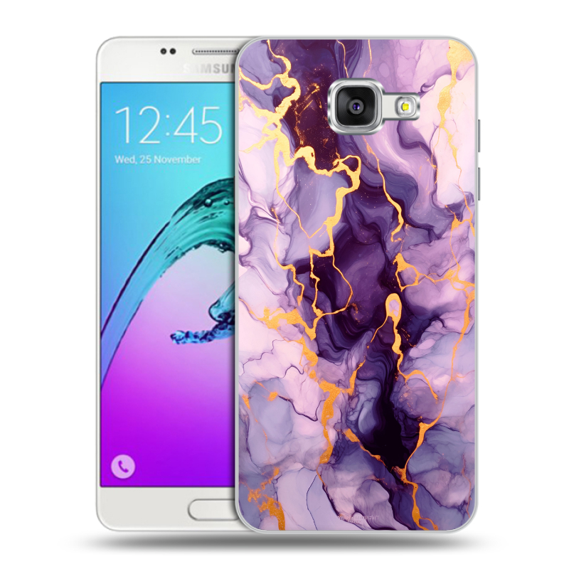 Силиконовый чехол на Samsung Galaxy A5 (2016) с принтом Мрамор Силиконовый чехол на Samsung Galaxy A5 (2016) с принтом Мрамор