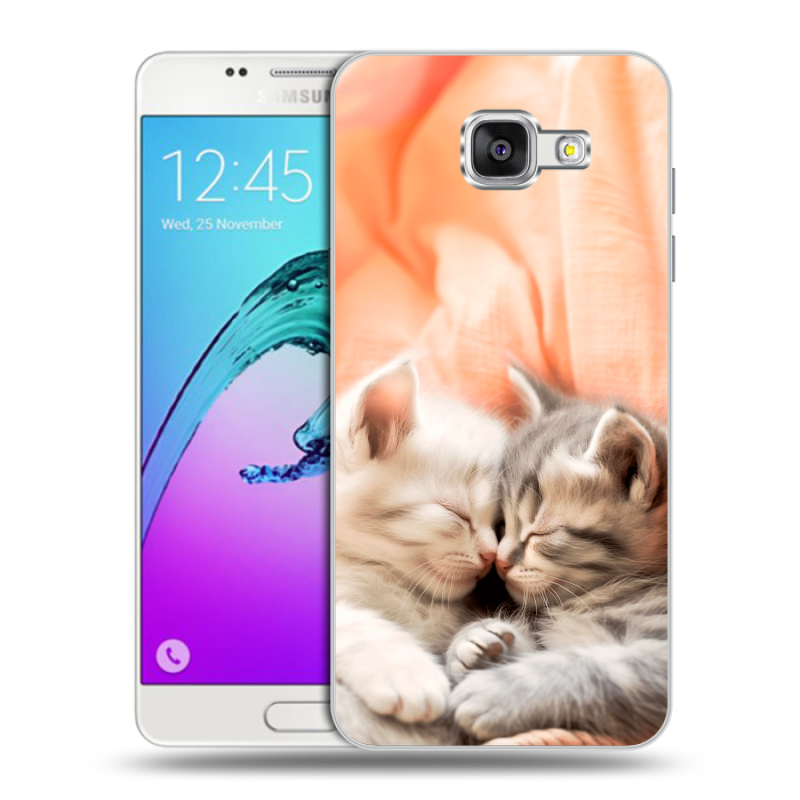 Силиконовый чехол на Samsung Galaxy A5 (2016) с принтом Котята Силиконовый чехол на Samsung Galaxy A5 (2016) с принтом Котята