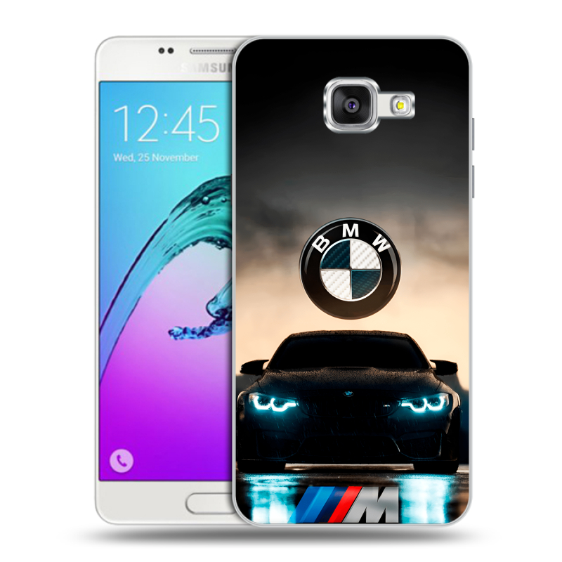 Силиконовый чехол на Samsung Galaxy A5 (2016) с принтом БМВ BMW Силиконовый чехол на Samsung Galaxy A5 (2016) с принтом БМВ BMW