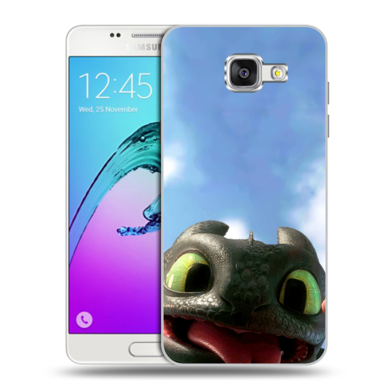Силиконовый чехол на Samsung Galaxy A5 (2016) с принтом Как приручить дракона Силиконовый чехол на Samsung Galaxy A5 (2016) с принтом Как приручить дракона