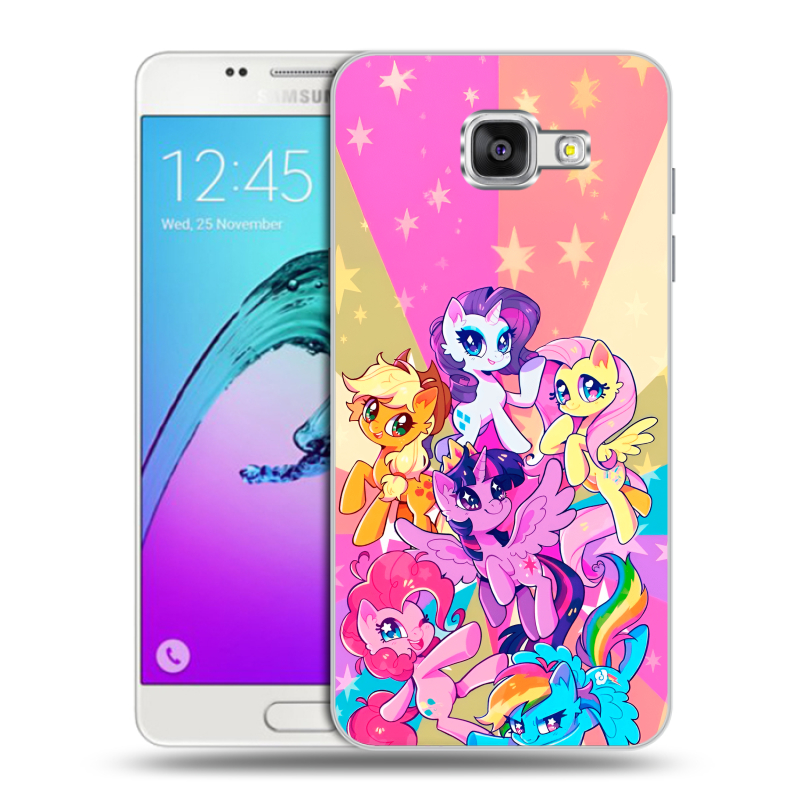 Силиконовый чехол на Samsung Galaxy A5 (2016) с принтом My little pony Дружба чудо Силиконовый чехол на Samsung Galaxy A5 (2016) с принтом My little pony Дружба чудо