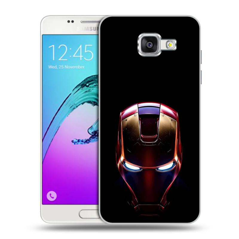 Силиконовый чехол на Samsung Galaxy A5 (2016) с принтом IronMan Железный человек Силиконовый чехол на Samsung Galaxy A5 (2016) с принтом IronMan Железный человек