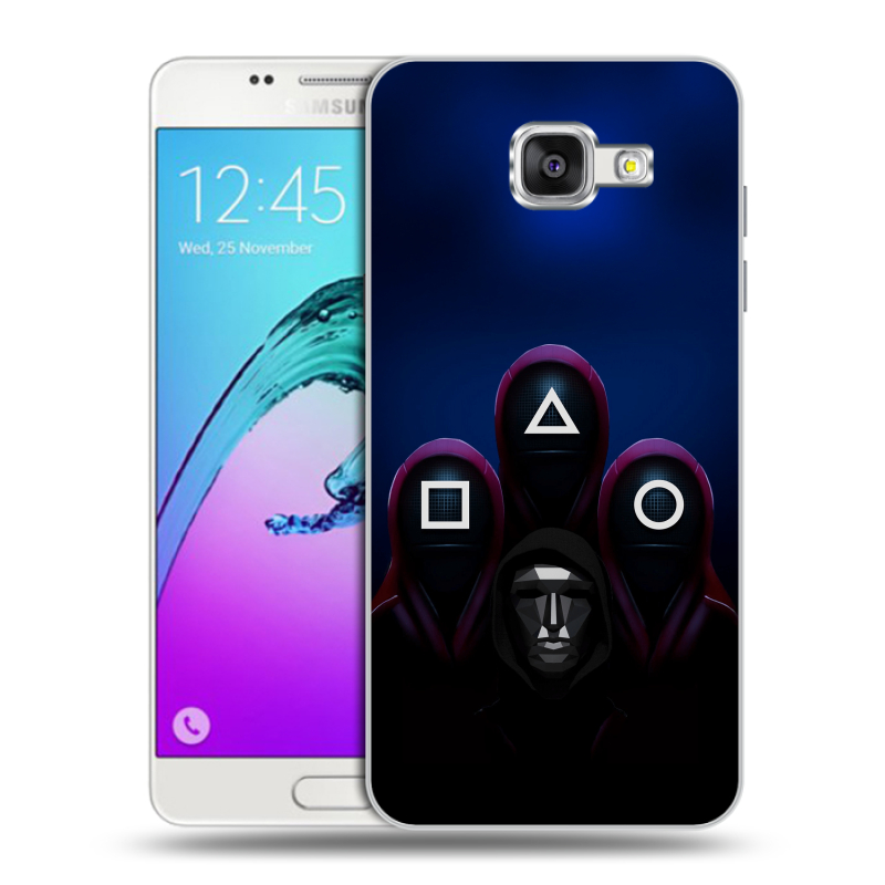 Силиконовый чехол на Samsung Galaxy A5 (2016) с принтом Игра Кальмара Силиконовый чехол на Samsung Galaxy A5 (2016) с принтом Игра Кальмара