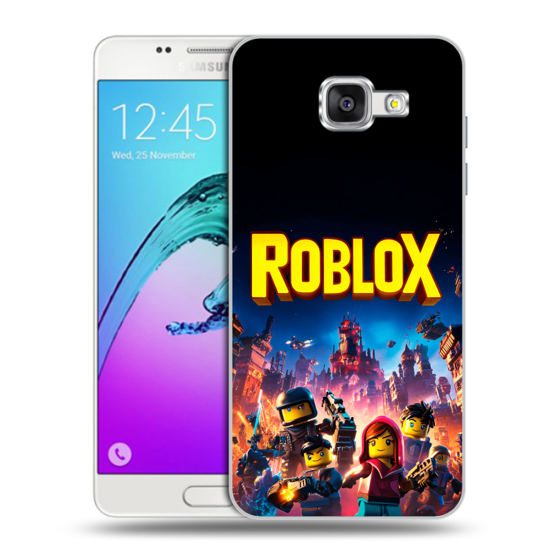 Силиконовый чехол на Samsung Galaxy A5 (2016) с принтом Roblox Роблокс Силиконовый чехол на Samsung Galaxy A5 (2016) с принтом Roblox Роблокс