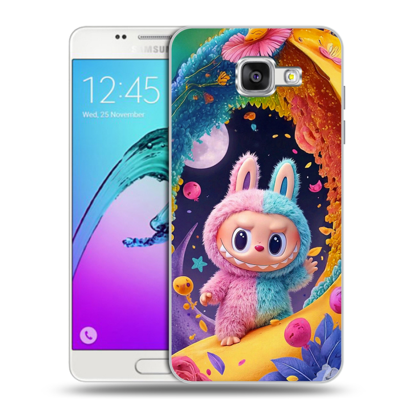 Силиконовый чехол на Samsung Galaxy A5 (2016) с принтом Labubu Лабубу Силиконовый чехол на Samsung Galaxy A5 (2016) с принтом Labubu Лабубу