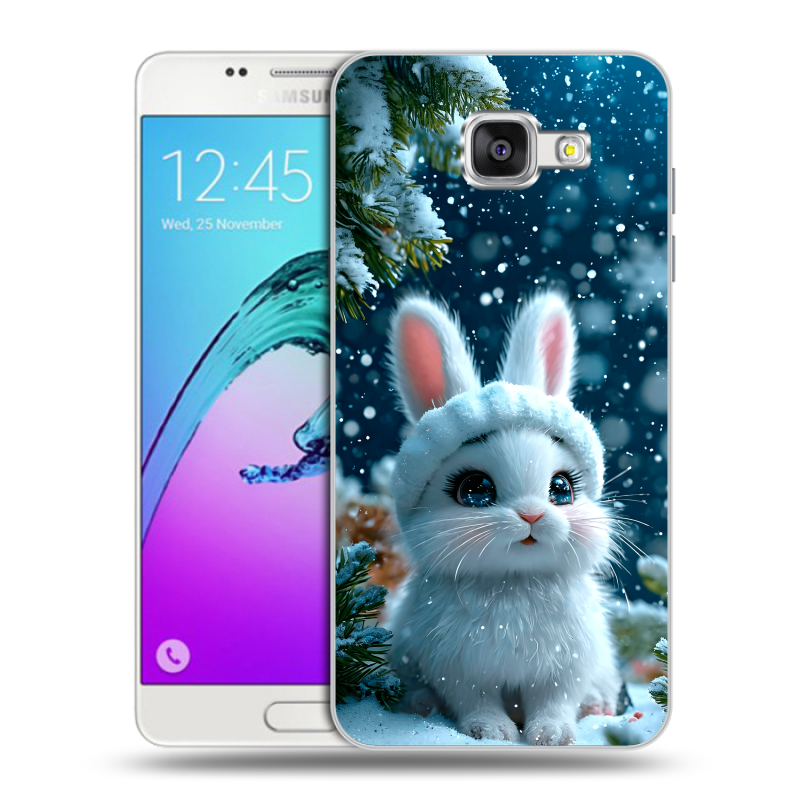Силиконовый чехол на Samsung Galaxy A5 (2016) с принтом Новый год Силиконовый чехол на Samsung Galaxy A5 (2016) с принтом Новый год