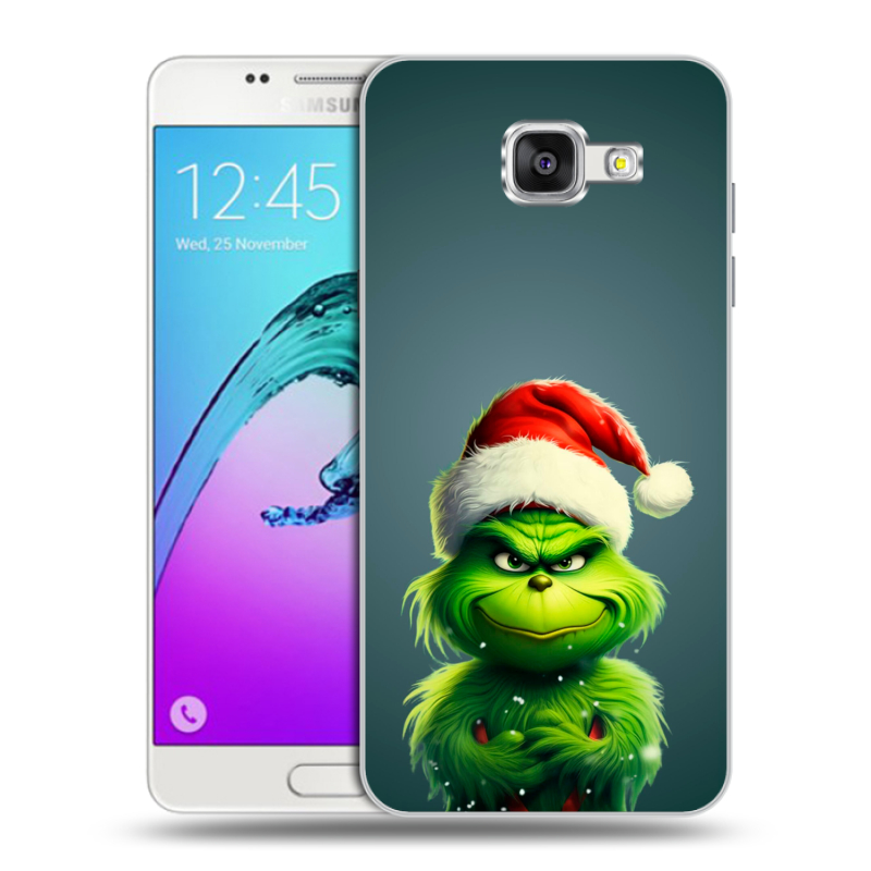 Силиконовый чехол на Samsung Galaxy A5 (2016) с принтом Новый год Силиконовый чехол на Samsung Galaxy A5 (2016) с принтом Новый год