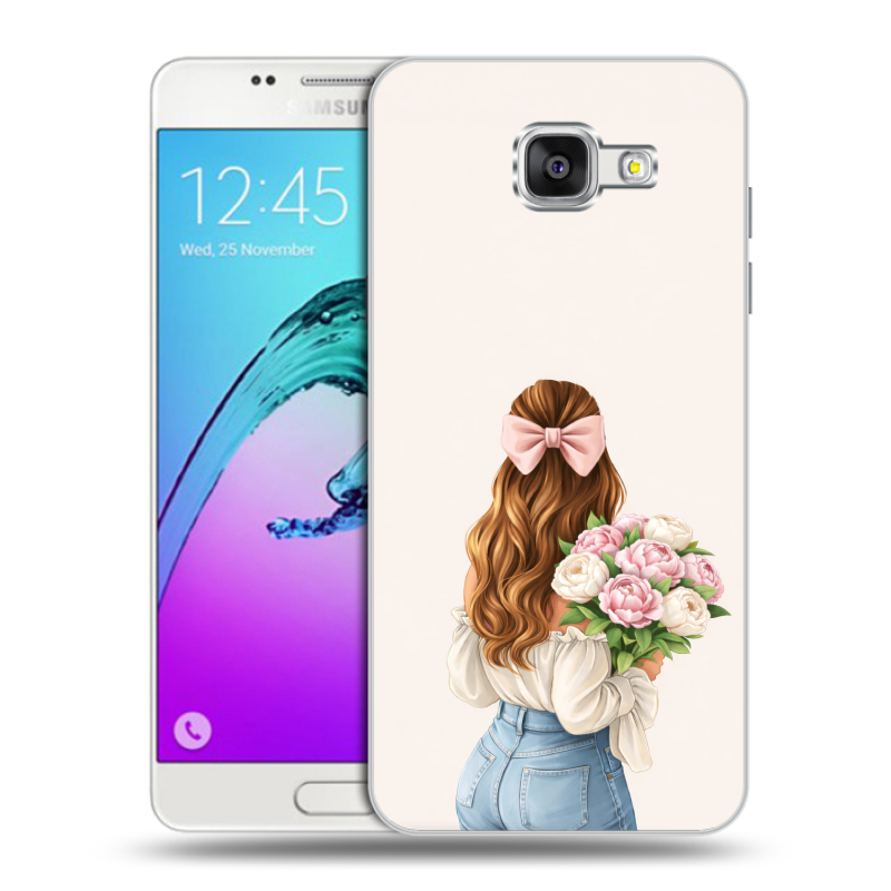 Силиконовый чехол на Samsung Galaxy A5 (2016) с принтом женский Силиконовый чехол на Samsung Galaxy A5 (2016) с принтом женский