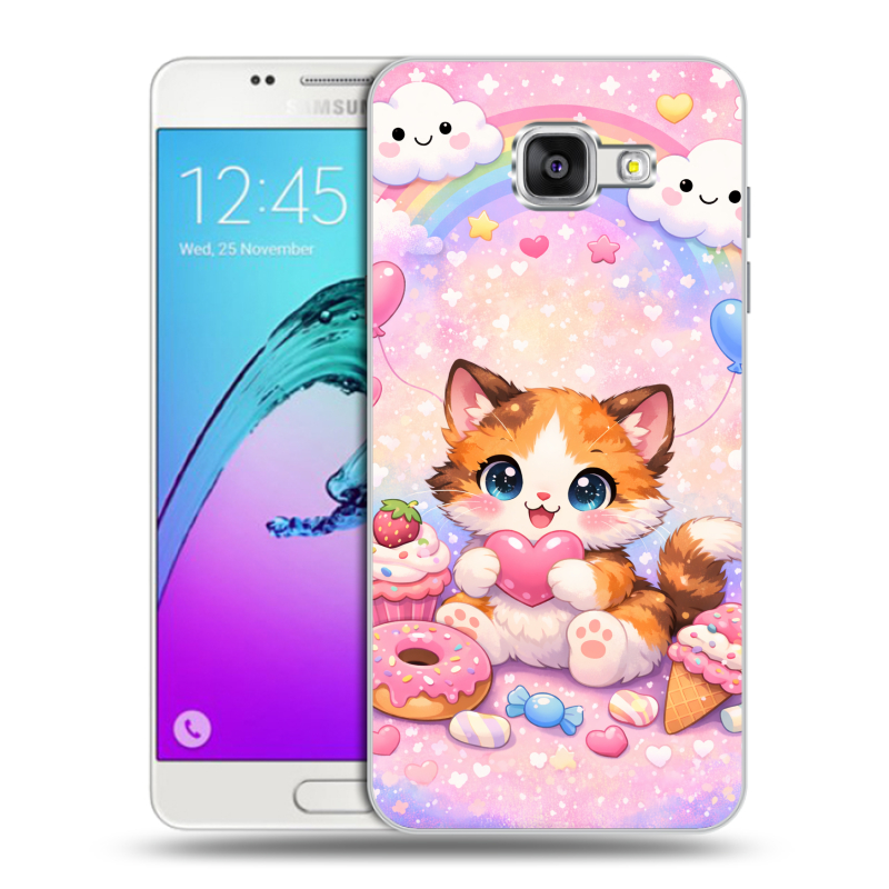 Силиконовый чехол на Samsung Galaxy A5 (2016) с принтом для девочек Силиконовый чехол на Samsung Galaxy A5 (2016) с принтом для девочек