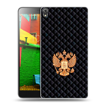 Силиконовый чехол на Lenovo Phab с принтом Герб России принт