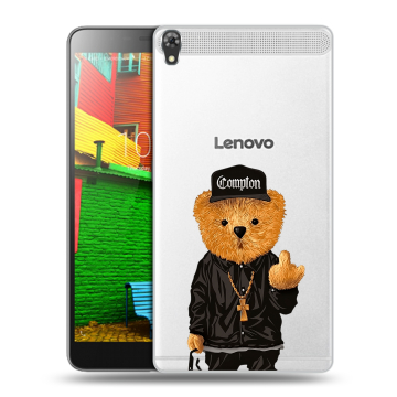 Силиконовый чехол на Lenovo Phab с принтом Мишка