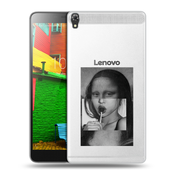 Силиконовый чехол на Lenovo Phab с принтом Мона Лиза