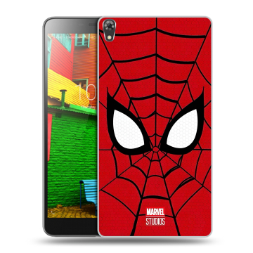 Силиконовый чехол на Lenovo Phab с принтом человек паук spiderman Силиконовый чехол на Lenovo Phab с принтом человек паук spiderman