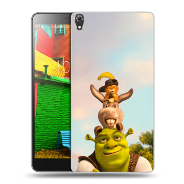 Силиконовый чехол на Lenovo Phab с принтом Шрек Shrek Силиконовый чехол на Lenovo Phab с принтом Шрек Shrek