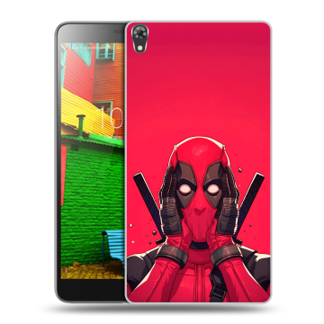 Силиконовый чехол на Lenovo Phab с принтом Дедпул Deadpool