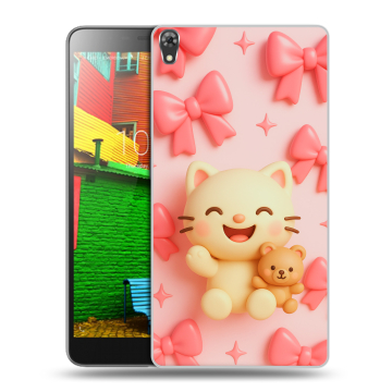 Силиконовый чехол на Lenovo Phab с принтом для девочек