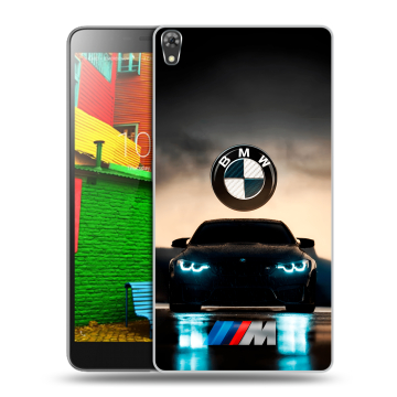 Силиконовый чехол на Lenovo Phab с принтом БМВ BMW Силиконовый чехол на Lenovo Phab с принтом БМВ BMW