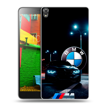 Силиконовый чехол на Lenovo Phab с принтом БМВ BMW Силиконовый чехол на Lenovo Phab с принтом БМВ BMW