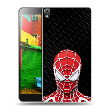 Силиконовый чехол на Lenovo Phab с принтом человек паук spiderman