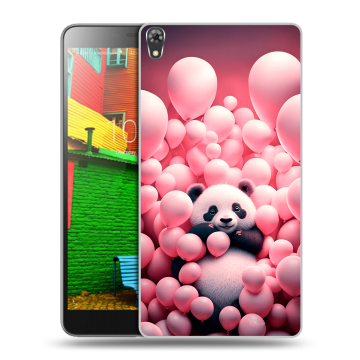 Силиконовый чехол на Lenovo Phab с принтом Панда