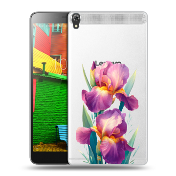 Силиконовый чехол на Lenovo Phab с принтом Цветы орхидеи Силиконовый чехол на Lenovo Phab с принтом Цветы орхидеи